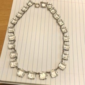 Vintage glass crystal necklace